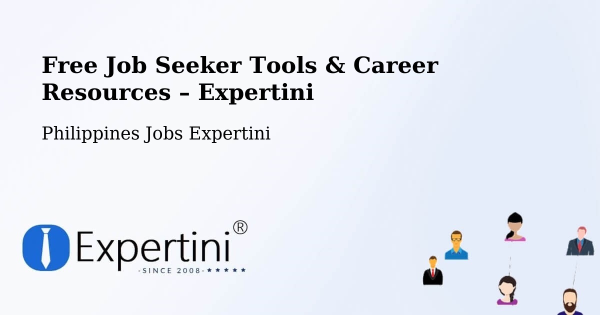 Free Job Seeker Tools & Career Resources – Tacloban - Tacloban, Philippines Jobs Expertini